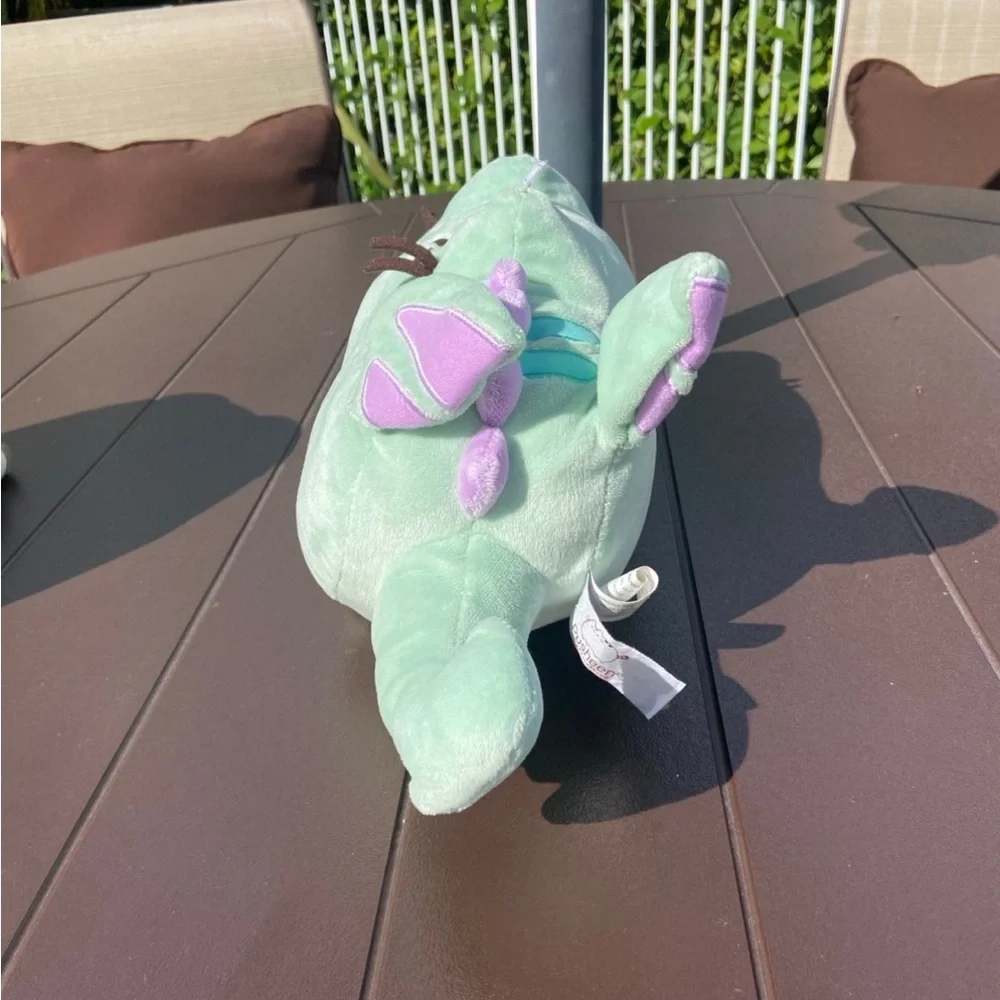 GUND Pusheen Dragonsheen Squeezer Wing Movement Stuffed Cat Dragon, Green - Picture 5 of 10